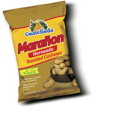 guatelinda maranon horneado roasted cashews x24
